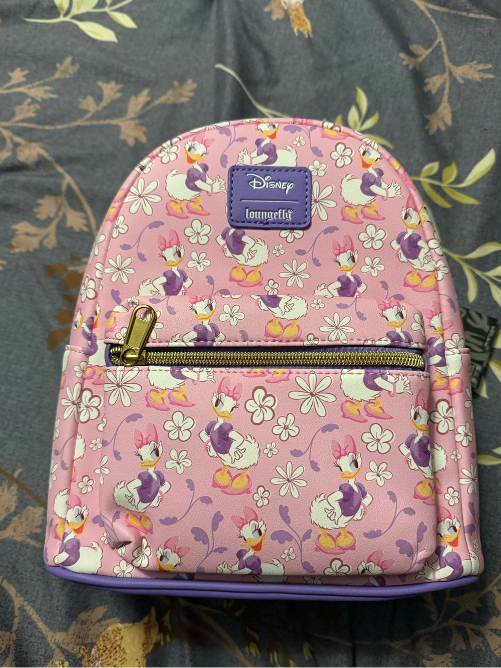 Loungefly Pink Daisy Duck Floral Kids Mini Backpack
